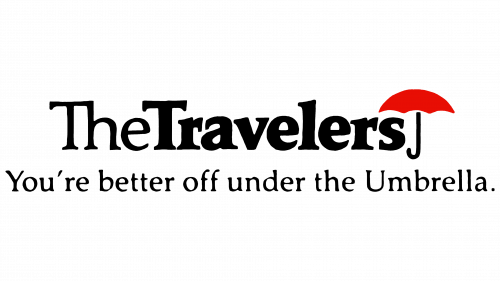 Logo de The Travelers en 1981