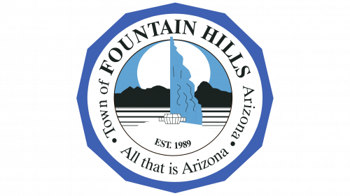 Logo de Town of Fountain Hills en 1989