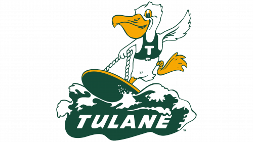 Logo de Tulane Green Wave en 1920