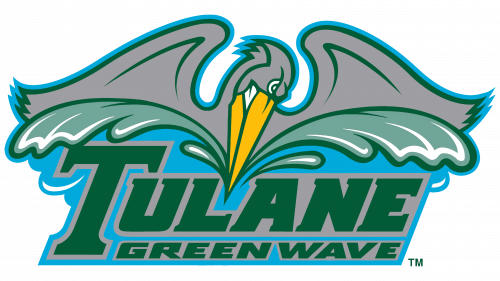 Logo de Tulane Green Wave en 1998