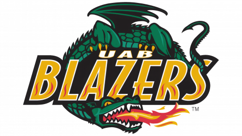 Logo de UAB Blazers en 2003