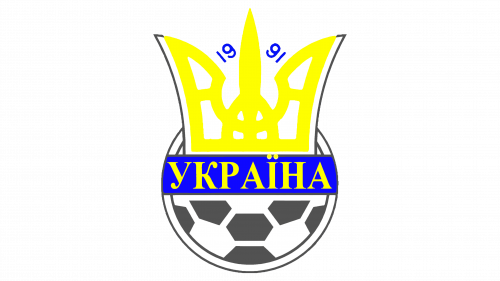 Logo de Ukraine National Football Team en 1992