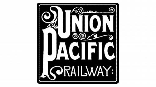 Logo de Union Pacific en 1885