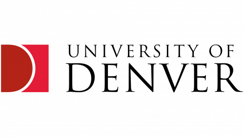 Logo de University of Denver en 2000