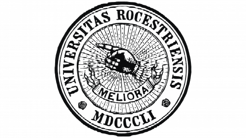 Logo de University of Rochester en 1852
