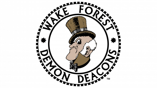 Logo de Wake Forest Demon Deacons en 1968