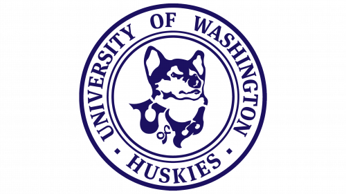 Logo de Washington Huskies en 1979