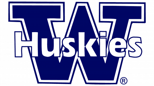 Logo de Washington Huskies en 1983
