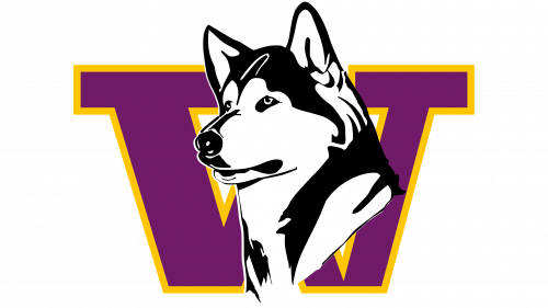 Logo de Washington Huskies en 1995