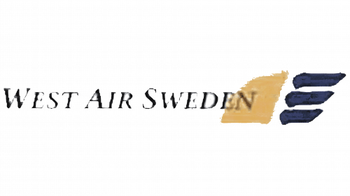 Logo de West Air Sweden en 1995