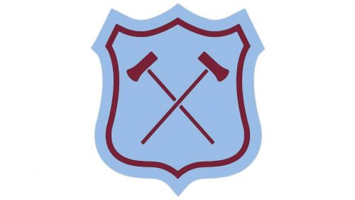 Logo de West Ham 1952-1958