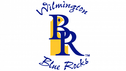Logo de Wilmington Blue Rocks en 1994