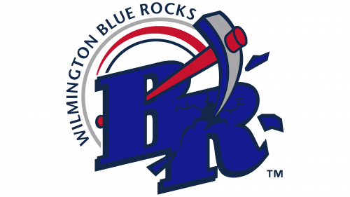 Logo de Wilmington Blue Rocks en 2005