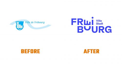 Évolution du Logo de City of Fribourg