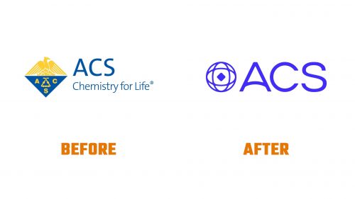 Évolution du logo de American Chemical Society