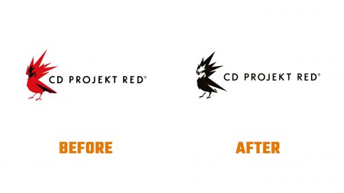 Évolution du logo de CD PROJEKT RED
