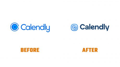 Évolution du logo de Calendly