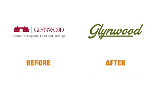 Évolution du logo de Glynwood
