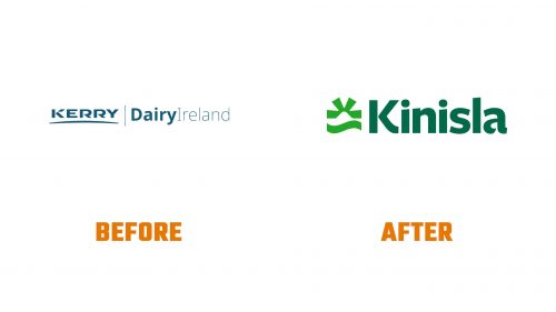 Évolution du logo de Kinisla
