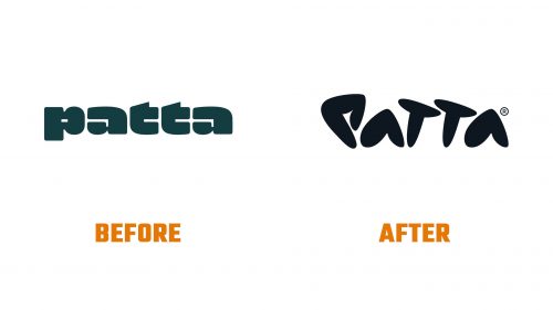Évolution du logo de Patta