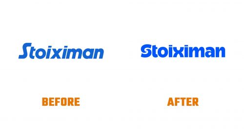 Évolution du logo de Stoiximan