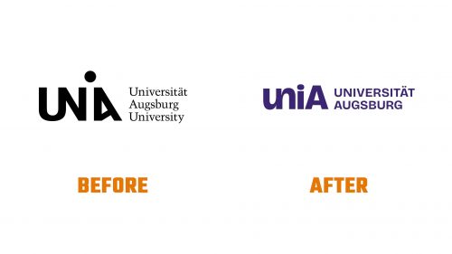 Évolution du logo de University of Augsburg