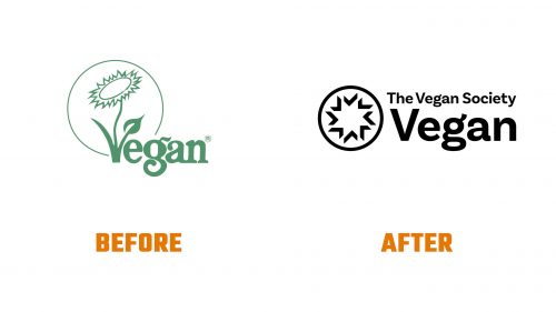 Évolution du logo de Vegan Trademark