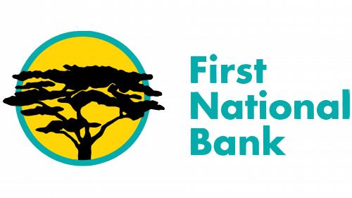 Logo de First National Bank en 1995